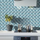 FBBULES 20 Pcs Mosaic Style Self Adhesive Tile Stickers 10x10 cm Blue view 6