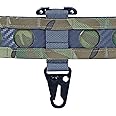 Tactical Gear Clip Clash Hook Hanging Carabiner T-Mount MOLLE Webbing Battle Belt Clip Metal Key Holder Vest Accessories