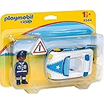 PLAYMOBIL- 1.2.3 Coche de Policía Juguete