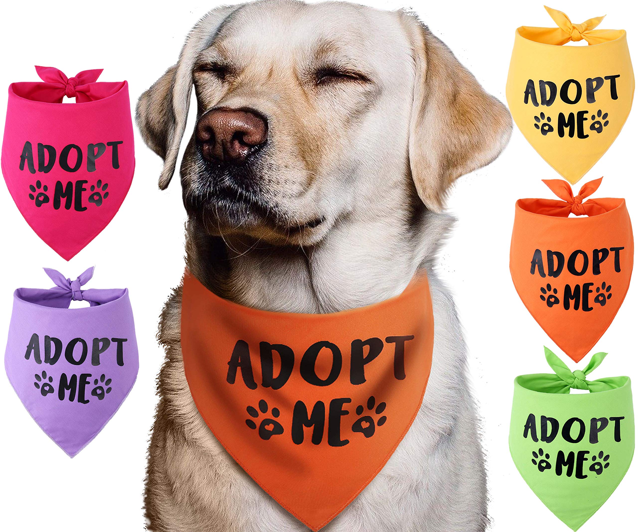 Adopt Me Bandana,5 Pack Adopt Me Bandanas for Dogs