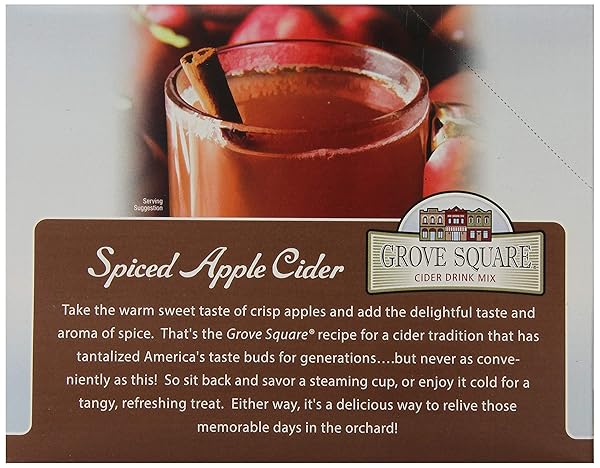 GROVE SQUARE CIDER PODS, VARIETY PACK, SINGLE SERVE (PACK OF 24) (PACKAGING MAY VARY)