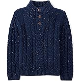 Gymboree Boys and Toddler Mock Neck Cable Knit Sweater