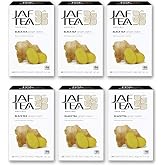 JAF TEA - Ginger Tea - Black Tea Ginger Ceylon - 6 Boxes, 120 Tea Bags (20 each) Made with Natural Ginger