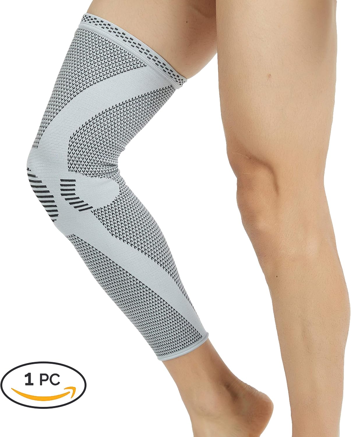 Neotech Care Knee & Leg Support Brace - Breathable (Gray Color, Size S, 1 Unit), Grey, S (Pack of 1) - Image 4