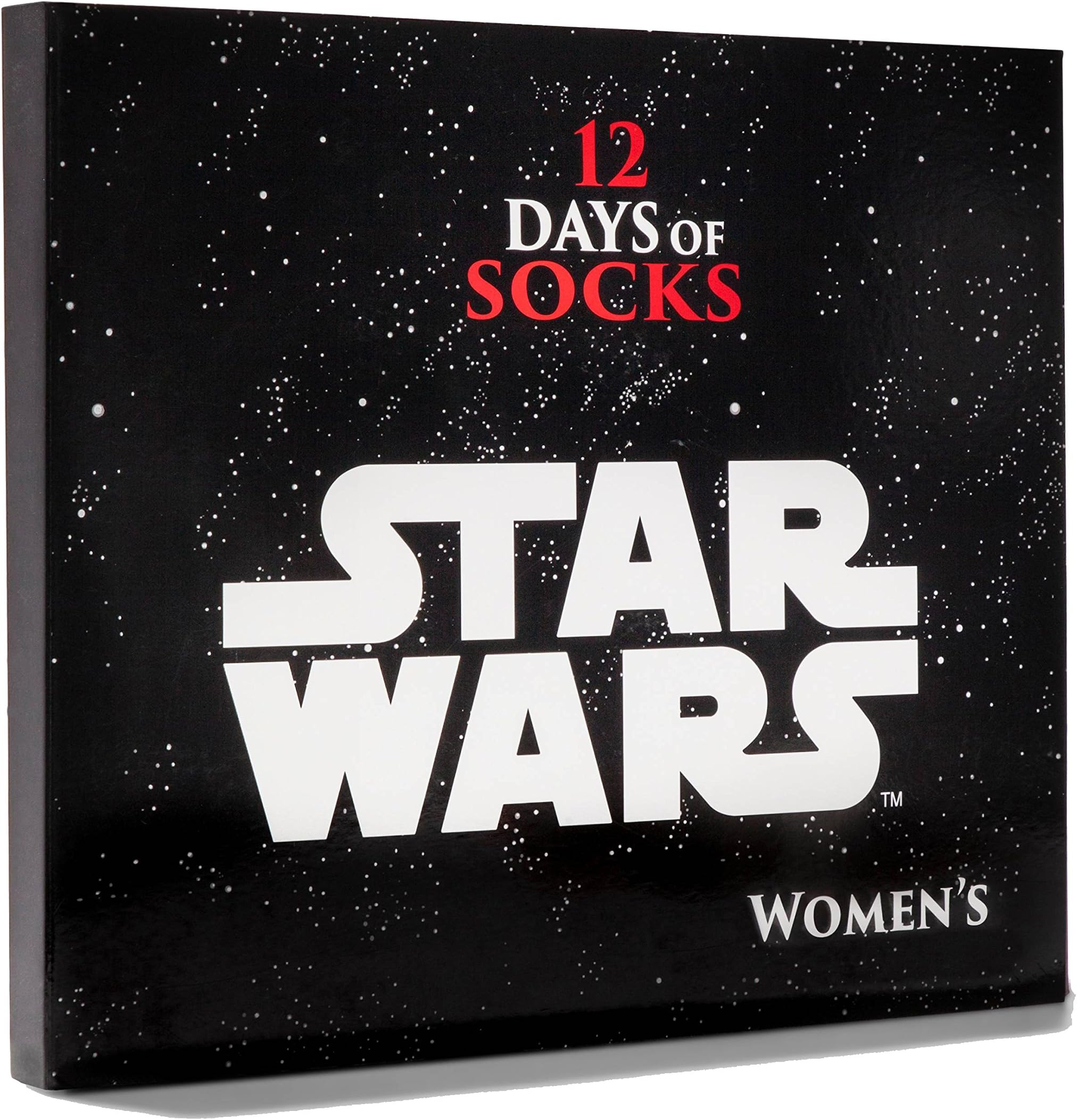 12 Days of Socks Advent Calendar Women's Star Wars Princess Leia Casual Socks (Size 4-10)