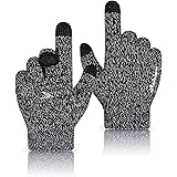 Achiou Winter Knit Gloves Thicken Warm Touchscreen Thermal Soft Lining Texting Generation Ⅱ Upgraded