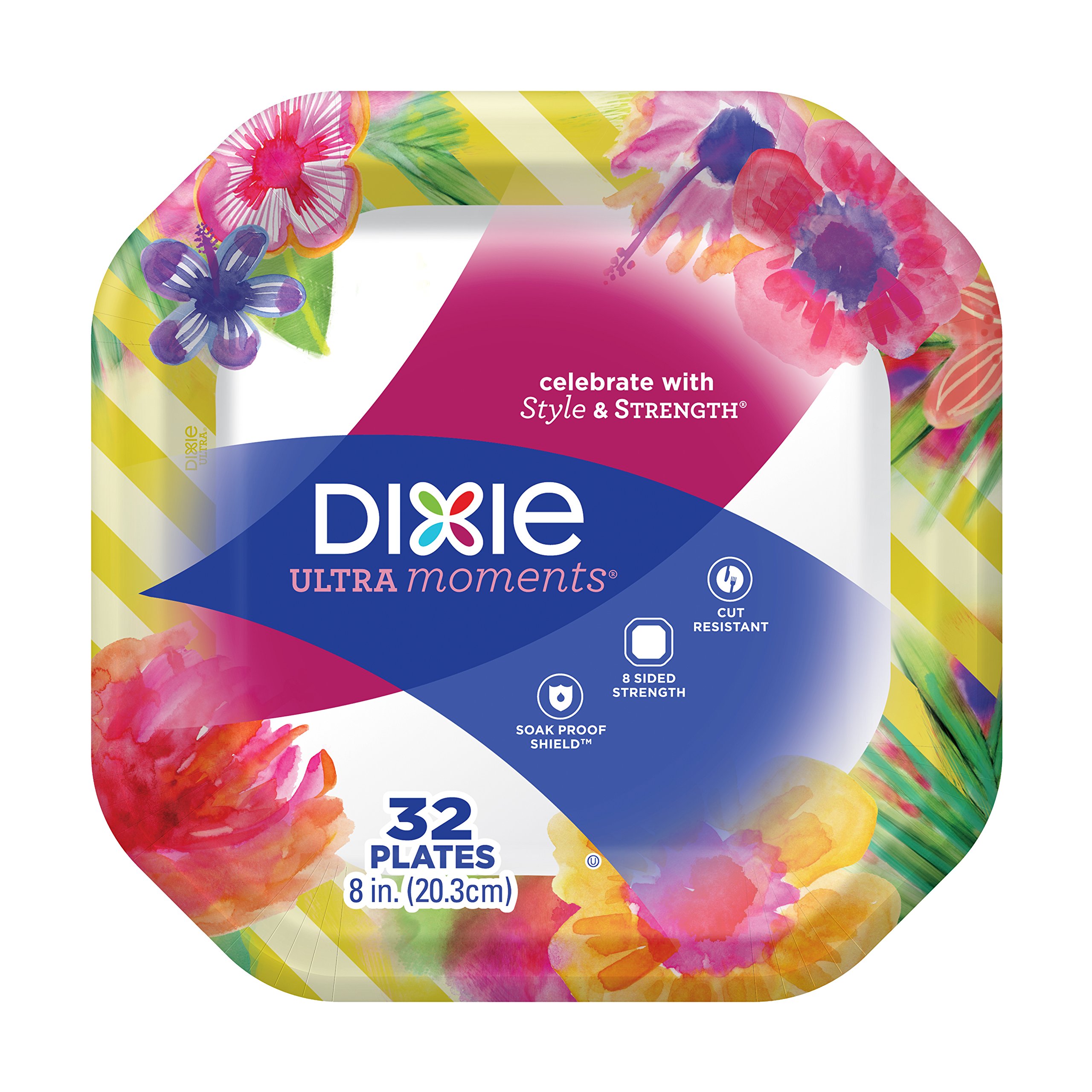 Dixie Ultra Moments Paper Plates, 10", 22 Count; Printed