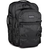 JanSport Venture Pack System &ndash; Travel Pack With Large Main Compartment, 4 Water Bottle Pockets, Adjustable Torso Length, Perimeter Wireframe Suspension, Tuck-Away Straps, Padded Hip Belt, Black