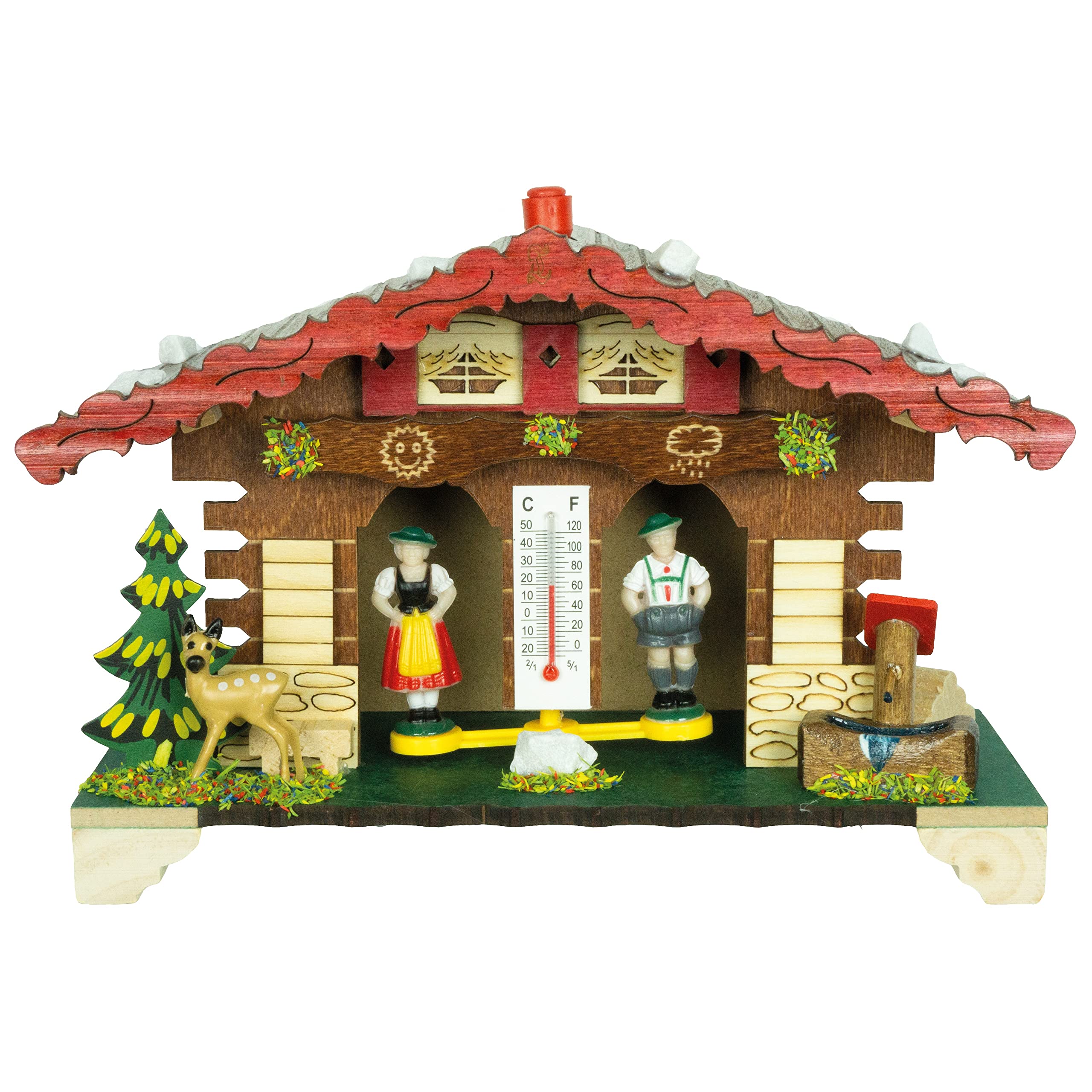 Trenkle German Black Forest weather house TU 807