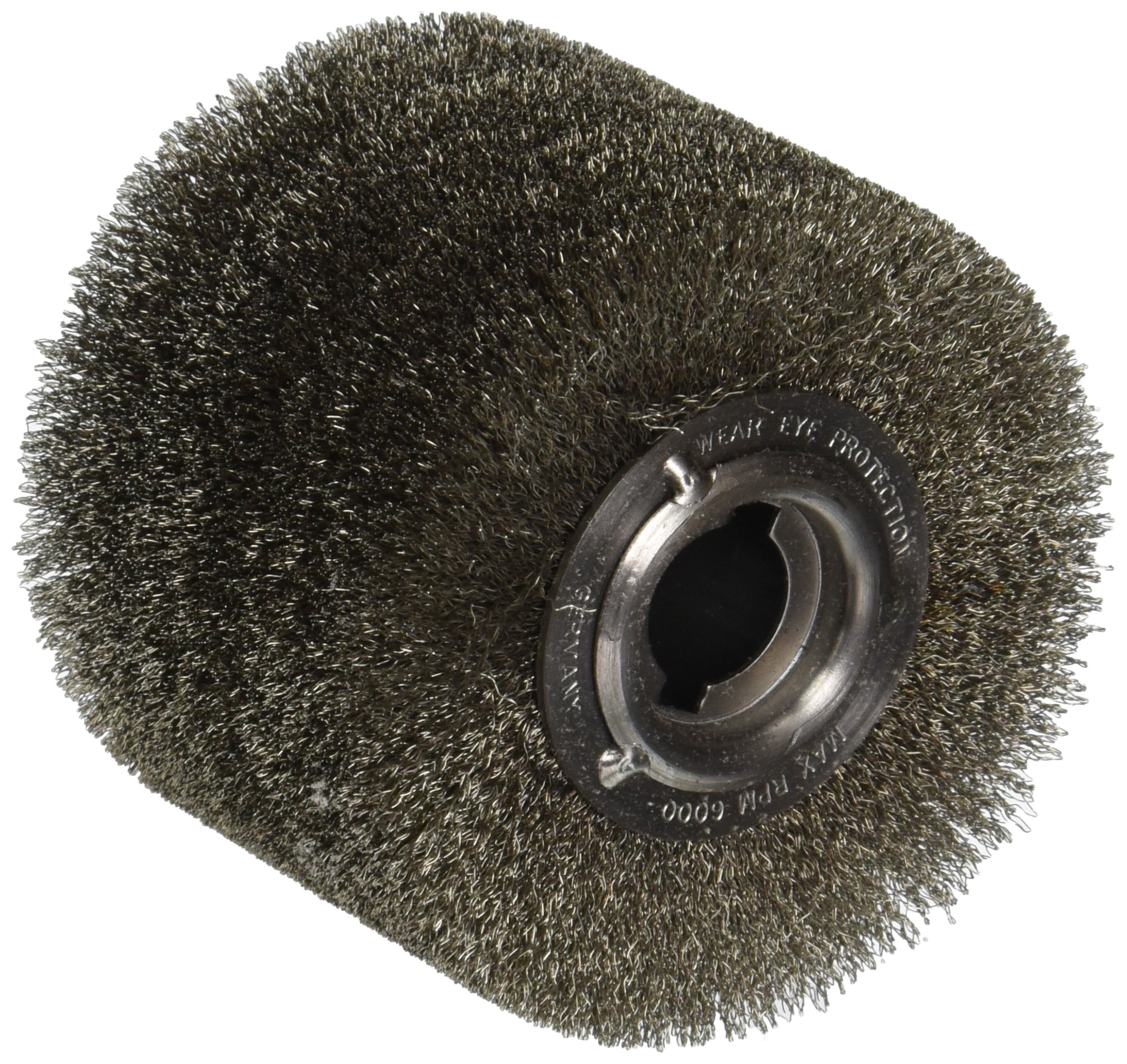 Metabo Cepillo Redondo alambre de Acero INOX 100x70 mm (623503000), Steel, Green