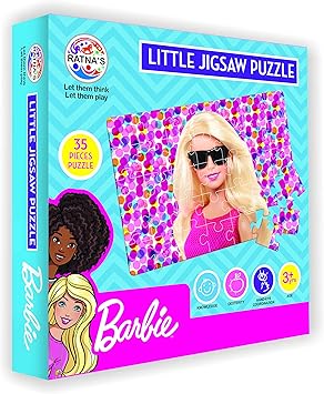 Ratnas Barbie Girl with Sunglasses Little Jigsaw Puzzle for Girls