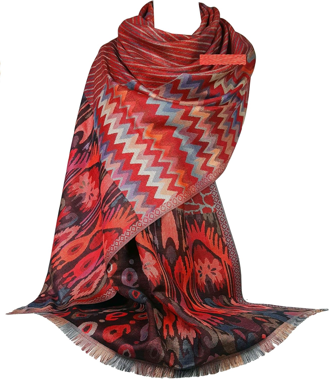 GFM Bohemian Pashmina Style Scarf (HD)(BHM13AH2311) Amazon.co.uk