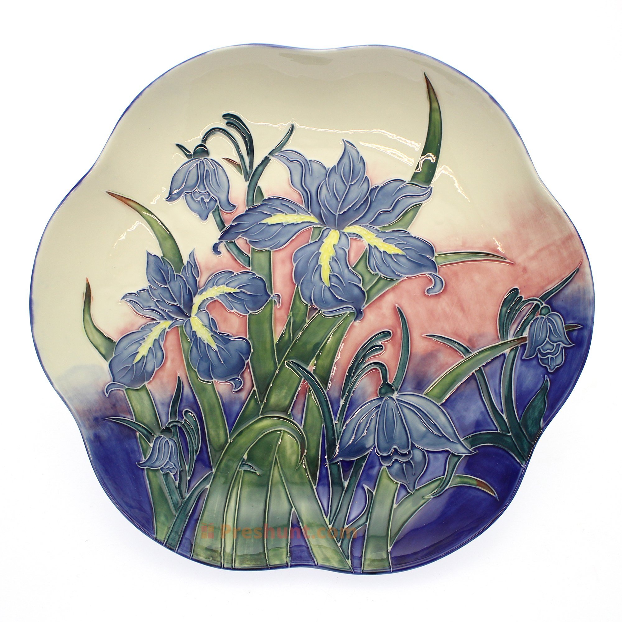 Old Tupton Ware - Iris Pattern, 29cm Hexagonal Plate