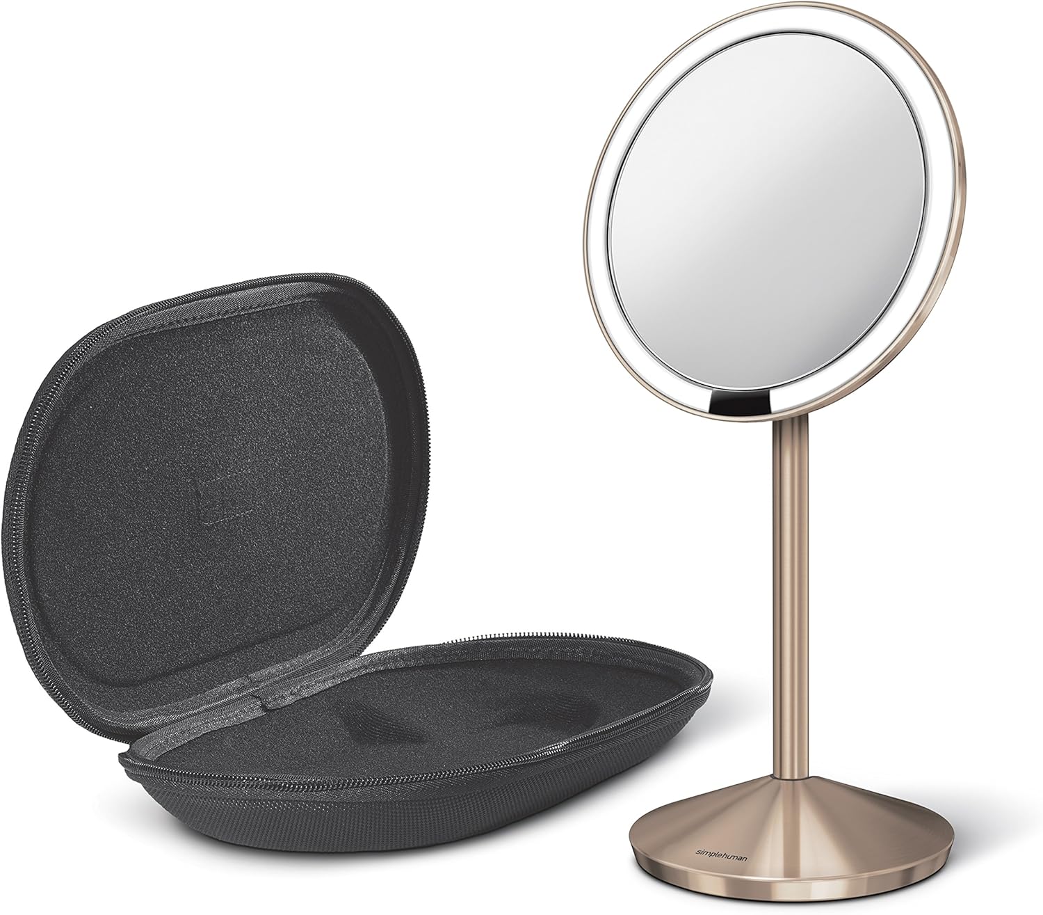 Simplehuman Mirror 10x Magnification With 12 Cm Sensor Rose Gold Makeup