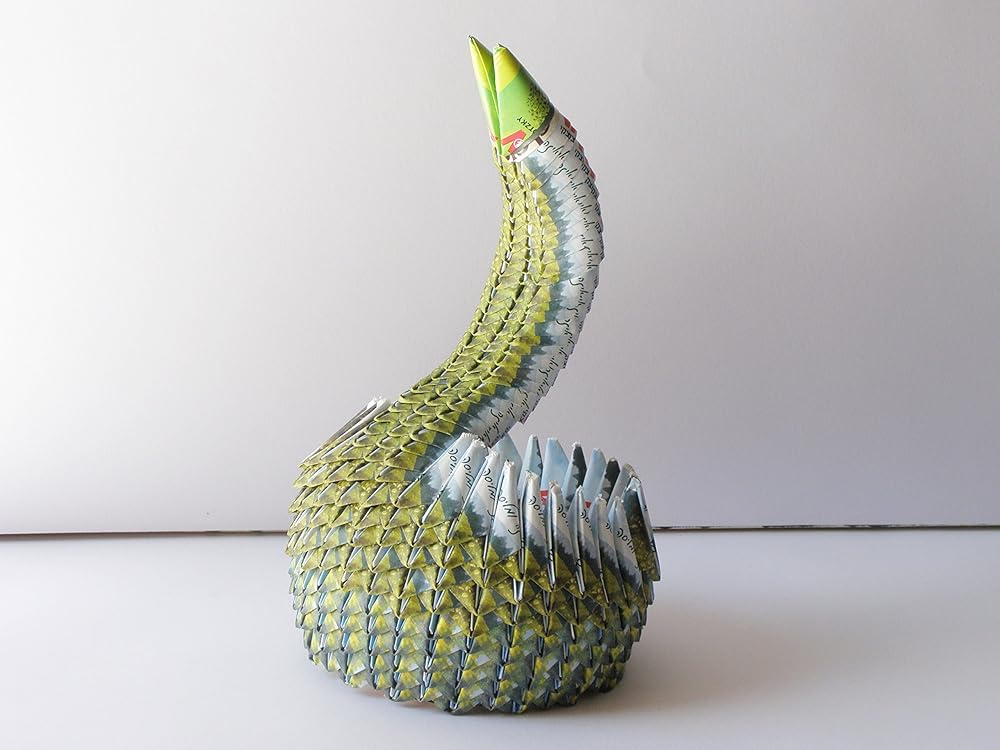 Origami Paper Swan Handmade