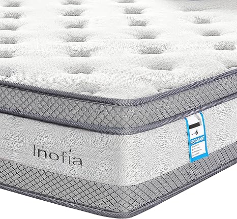 Amazon Inofia マットレス ダブル 高反発マットレス 極厚23cm ベッドマットレス ポケットコイル 体圧分散 通気性抜群 防ダニ 圧縮配送 持ち運び便利 140x195x23cm 折りたたみマットレス オンライン通販