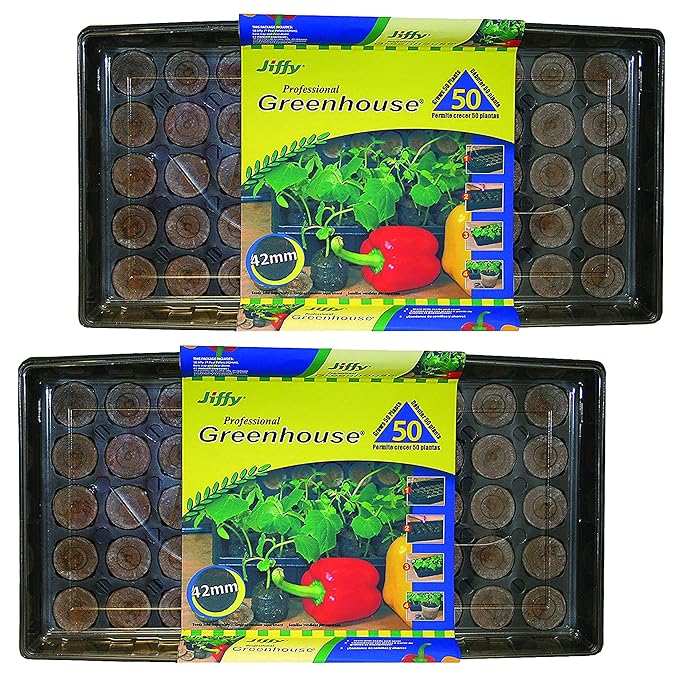 5 Pack Of Jiffy 72 Peat Pellet Windowsill Greenhouse Seed Starting