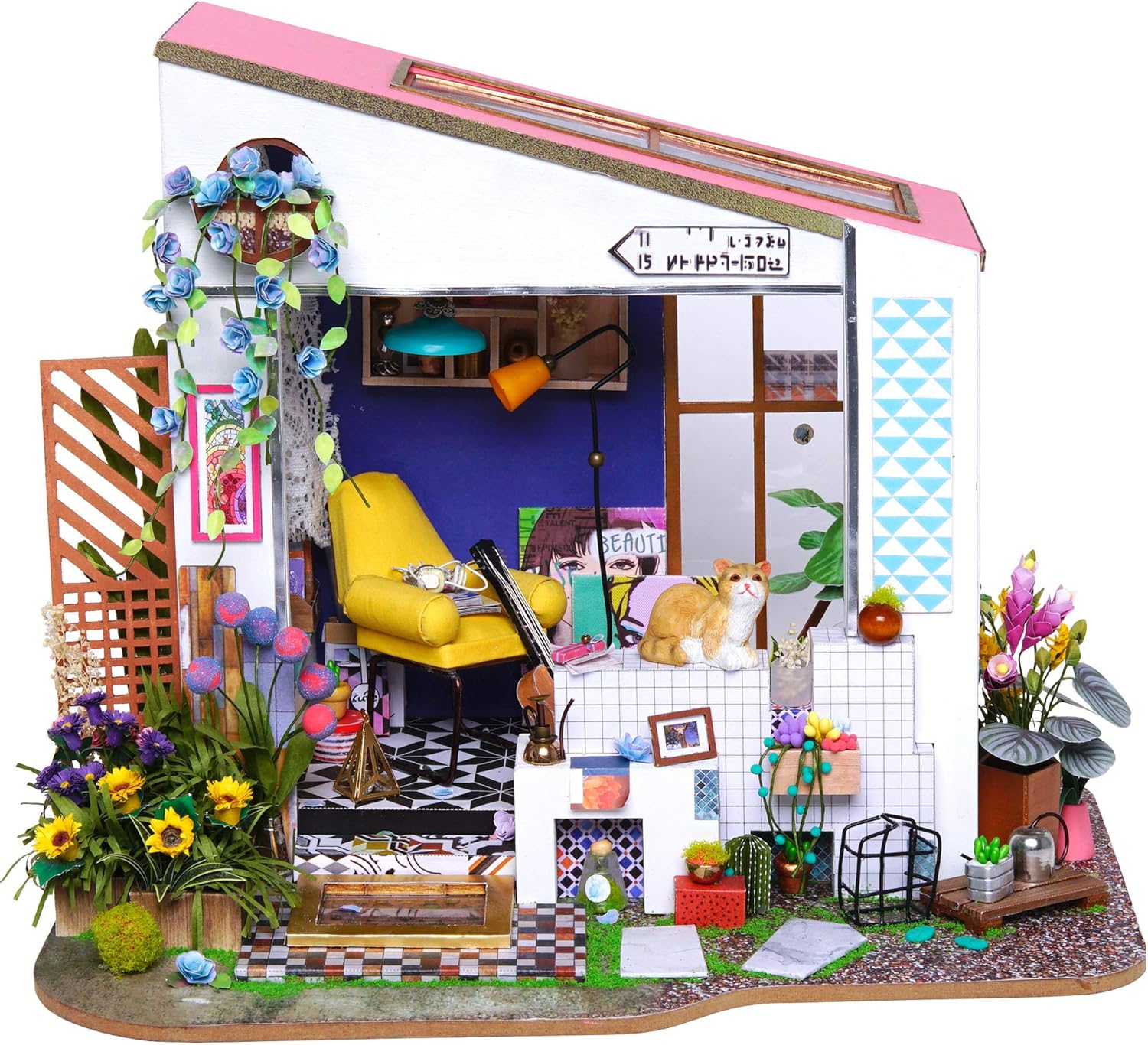 Rolife Miniature Dollhouse DIY Mini House Kit