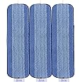 Bona Microfiber Cleaning Pad, for Hardwood and Hard-Surface Floors, fits Bona Family of Mops, 3 Pack