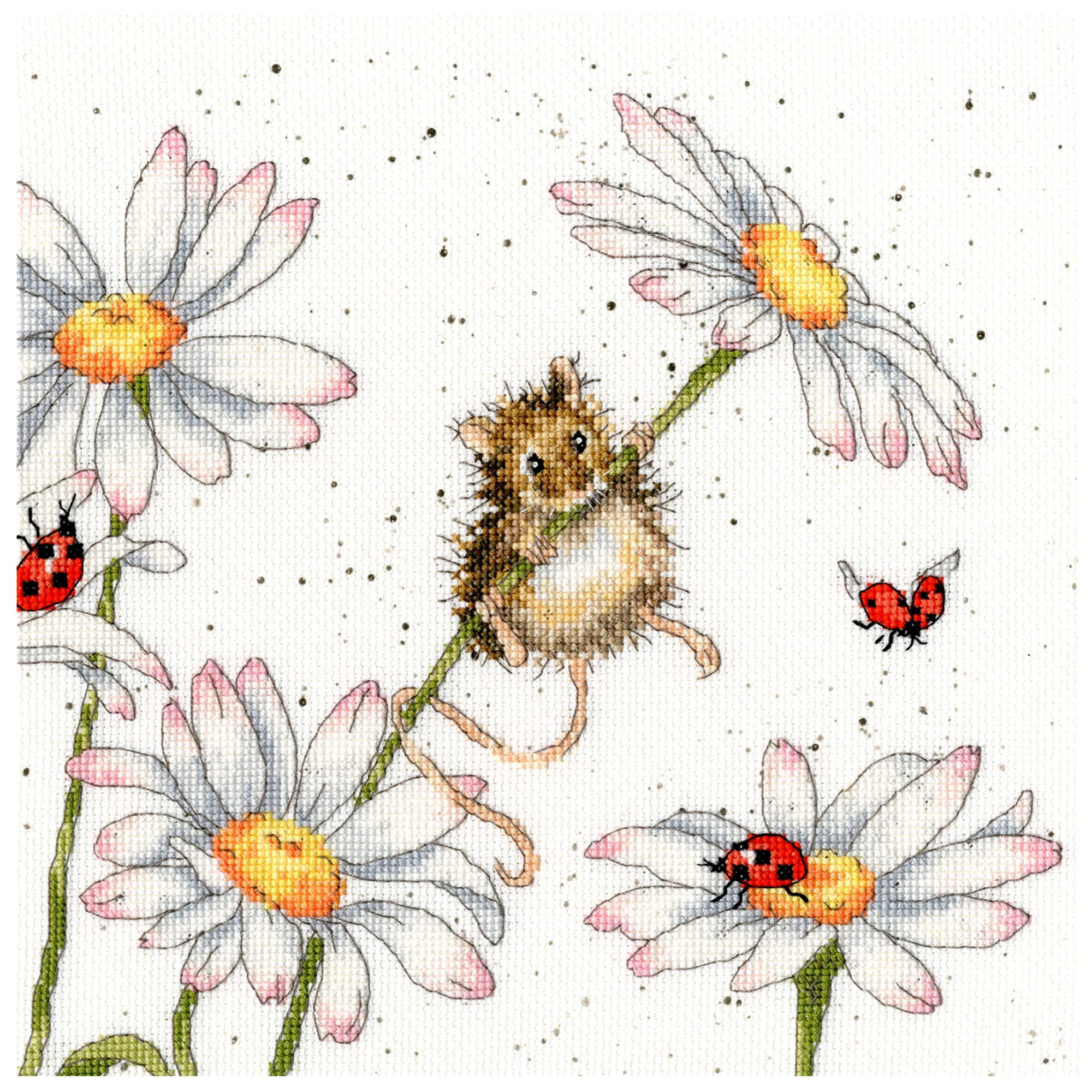 Bothy Threads Cross Stitch Kit - Daisy Mouse