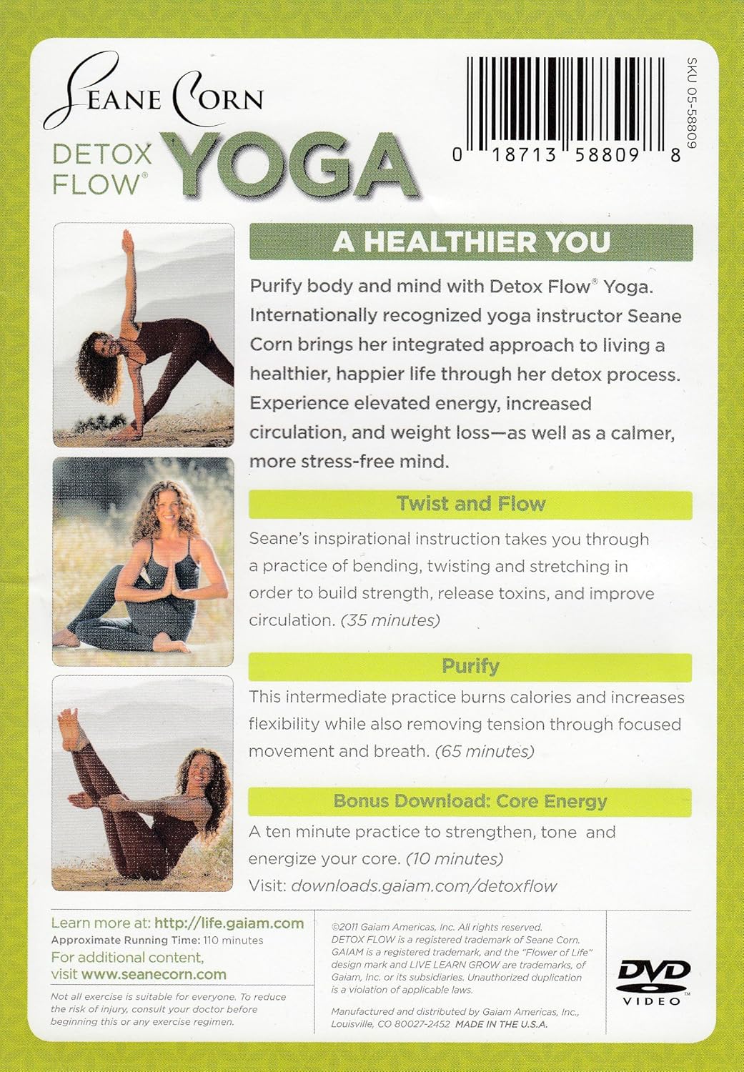 Amazon Com Seane Corn Detox Flow Yoga Sean Corn Detox Flow Yoga Wlmt Movies Tv