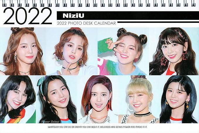 Amazon Niziu ニジュー グッズ 卓上 カレンダー 写真集 カレンダー 21年 2年分 ステッカーシール 12点セット アイドル 芸能人グッズ 通販