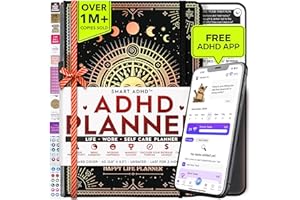 Adhd Daily Planner - A Self Care Personal Gratitude Journal to Increase Productivity and Success in Life & Work, Weekly & Mon