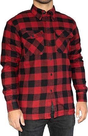Trilobite Timber 2.0 Uomo Camicia Da Moto Biker Camicia pieno aramide con protezioni