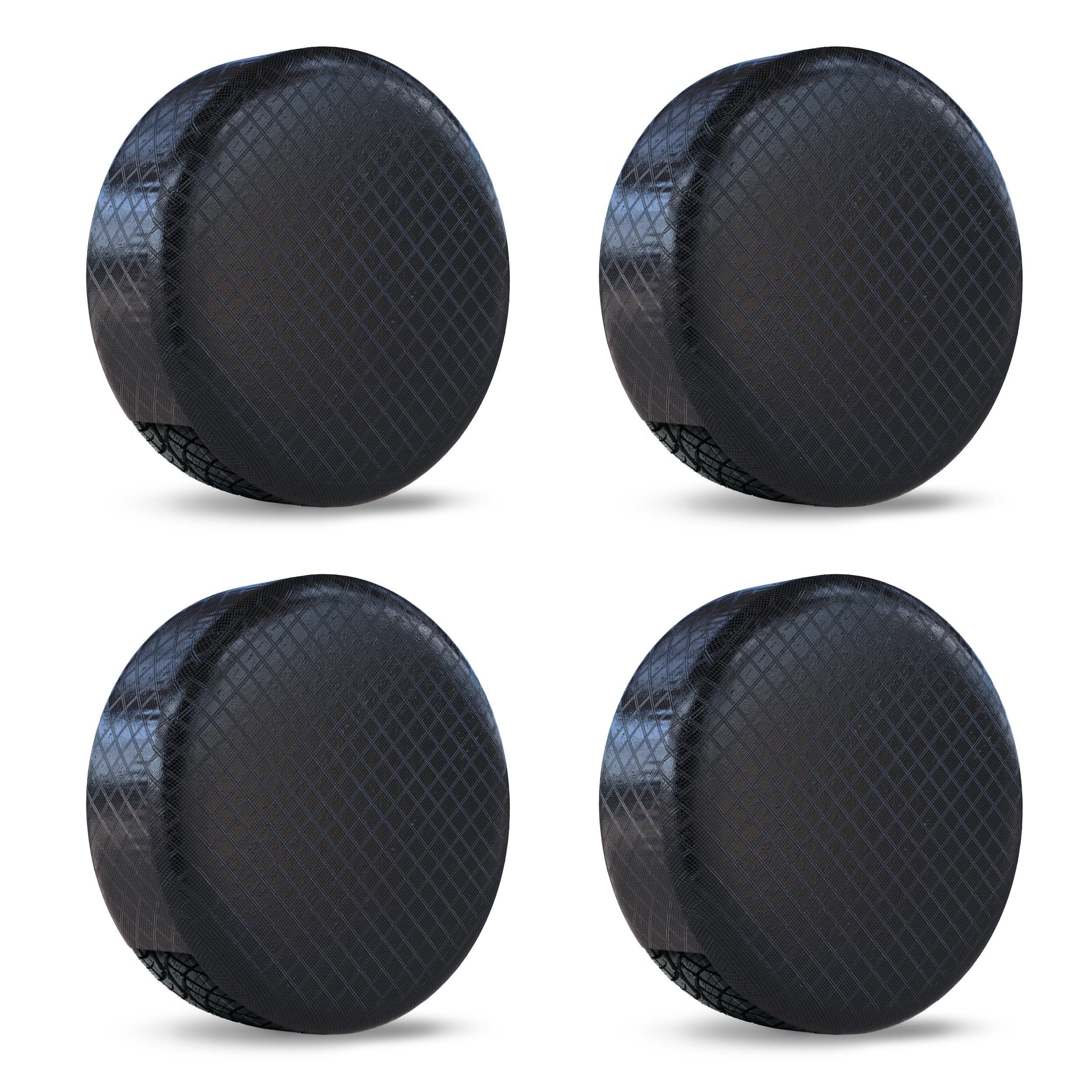 Photo 1 of Autotech Park Protective Tire Covers 4 Pack for RVs, Trailers, Campers, SUVs, and Trucks. Oxford Material for Ultimate Protection in All Seasons. Durable Covers for Tires with 24-26 Inches Diameter