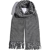 AUSEKALY Scarf For Women Men Winter Plaid Neck Scarves Fall Softest Classic Warm Lightweight