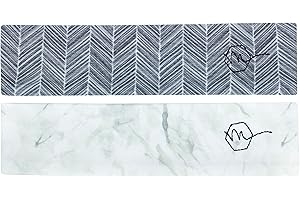 Maven Thread Women's 2" Wide Non Slip Sweat-Wicking Headband for Exercise and Yoga, 2-Pack