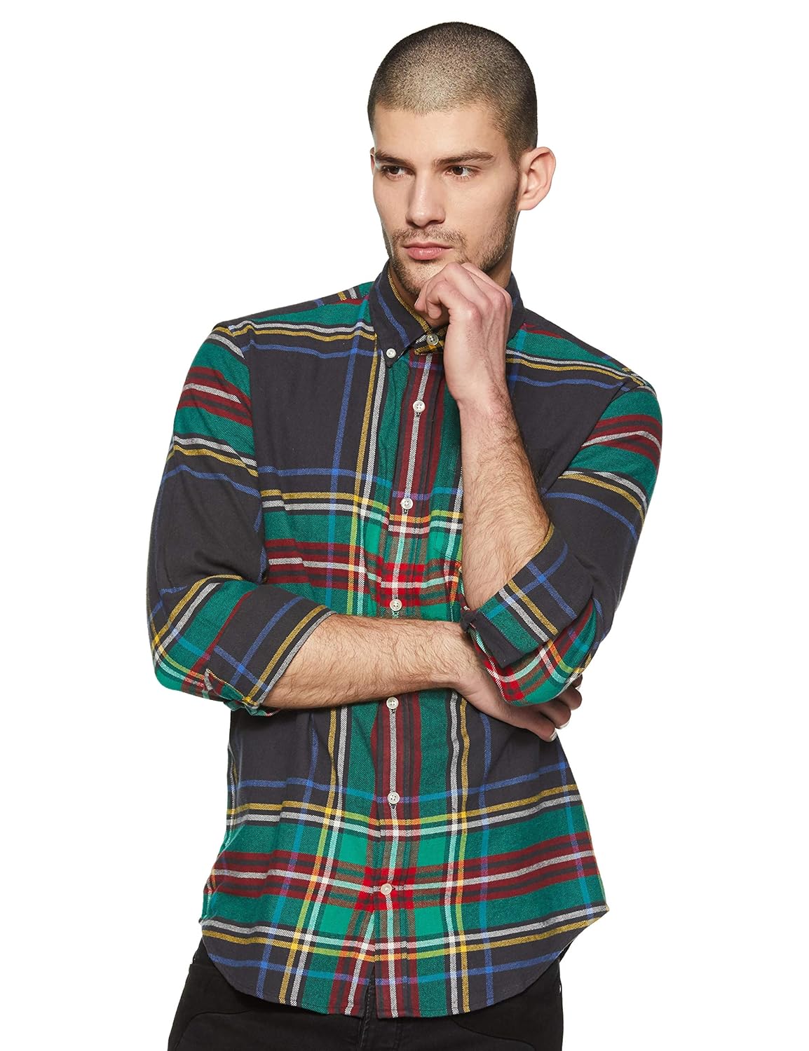 gap men's slim fit shirts