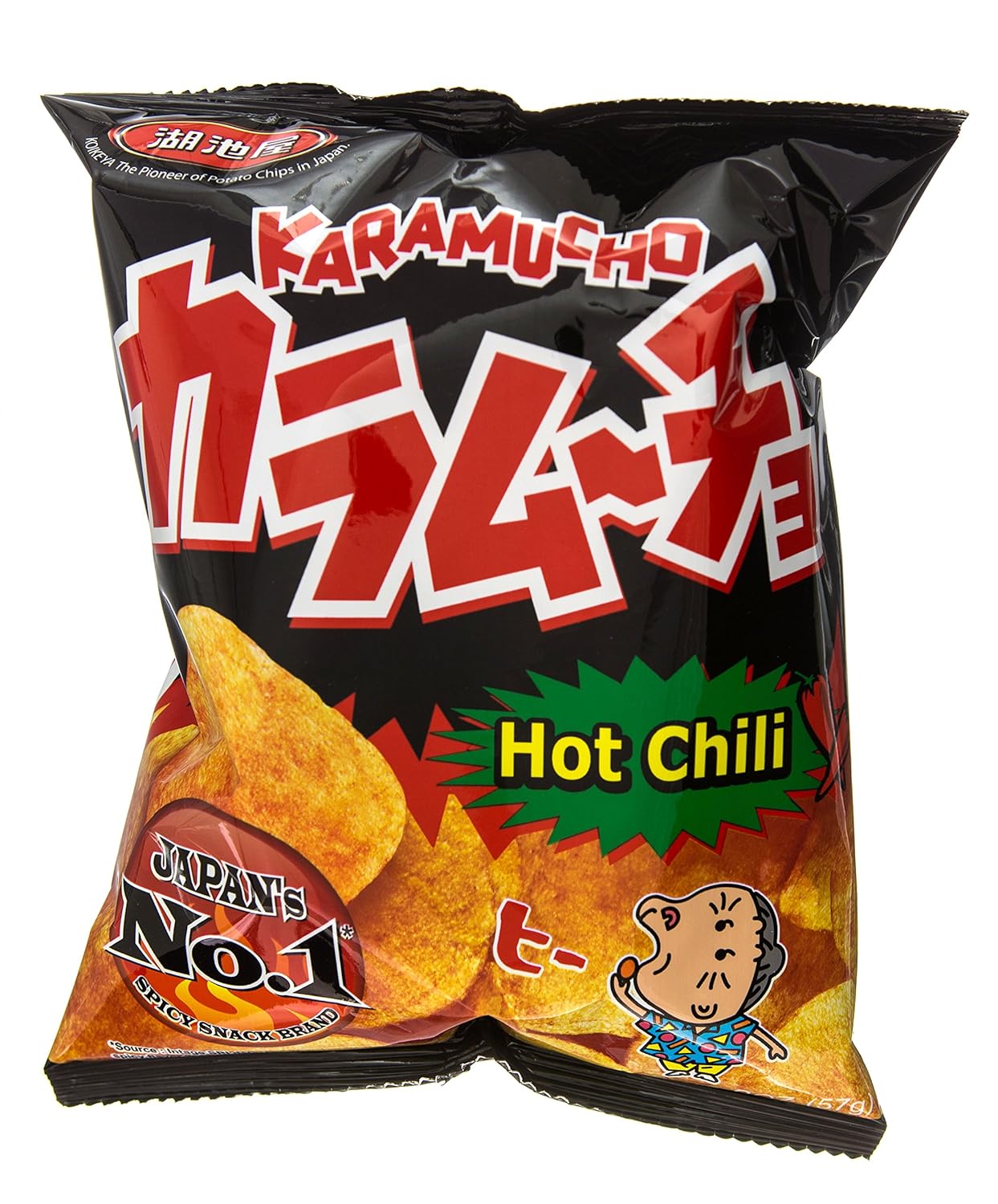Koikeya Karamucho Potato Chips, Hot 