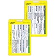 Vertical Cardiac Drip Badge Card Cardiac Cheat Card for Nurses, RN Students, and Nursing Clinicians – Premium Emergency Nurse Badge Reference Card – Durable and Sturdy Design