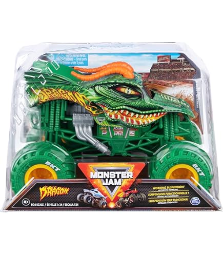 Amazon.com: Hot Wheels Monster Trucks Tyrannosaurus Rex, 1