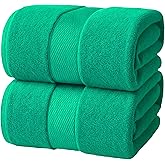Infinitee Xclusives Jumbo Bath Sheets Towels for Adults – 600 GSM (35X70 Inches)– 100% Ring Spun Cotton, Soft and Absorbent Large Bath Towels for Bathroom