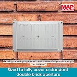 Map SAA Satin Anodized Aluminium Adjustable Air Vent 9 x 6 Inches view 4