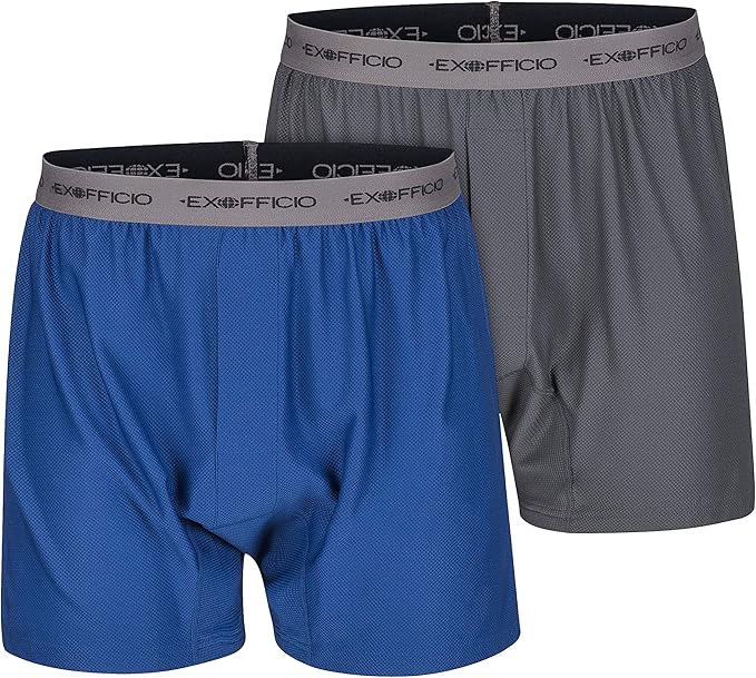 金盒特价 ExOfficio Give-n-go 透气速干抗菌 男式四角内裤*2条装 6折.3 海淘转运到手约¥169