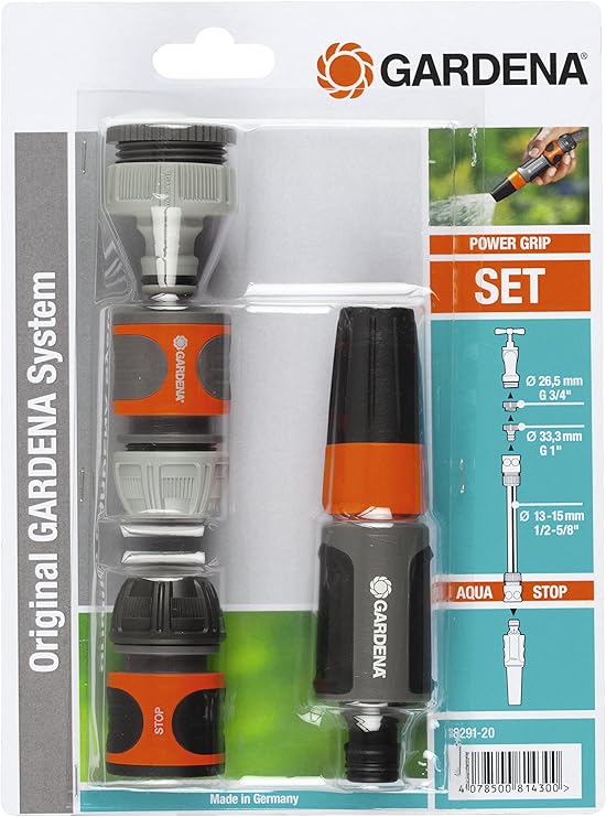 GARDENA System Basic Set with connecting parts for 13 mm (1/2") and 15