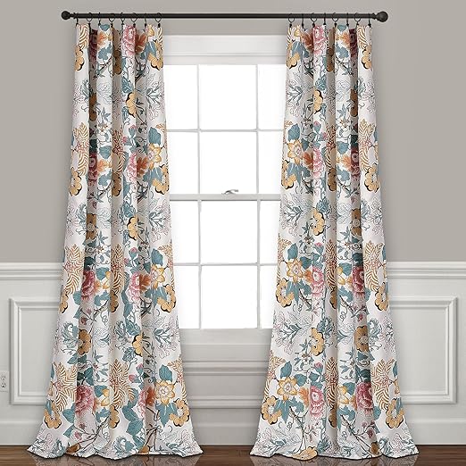 Amazon Com Lush Decor Sydney Curtains Floral Garden Room