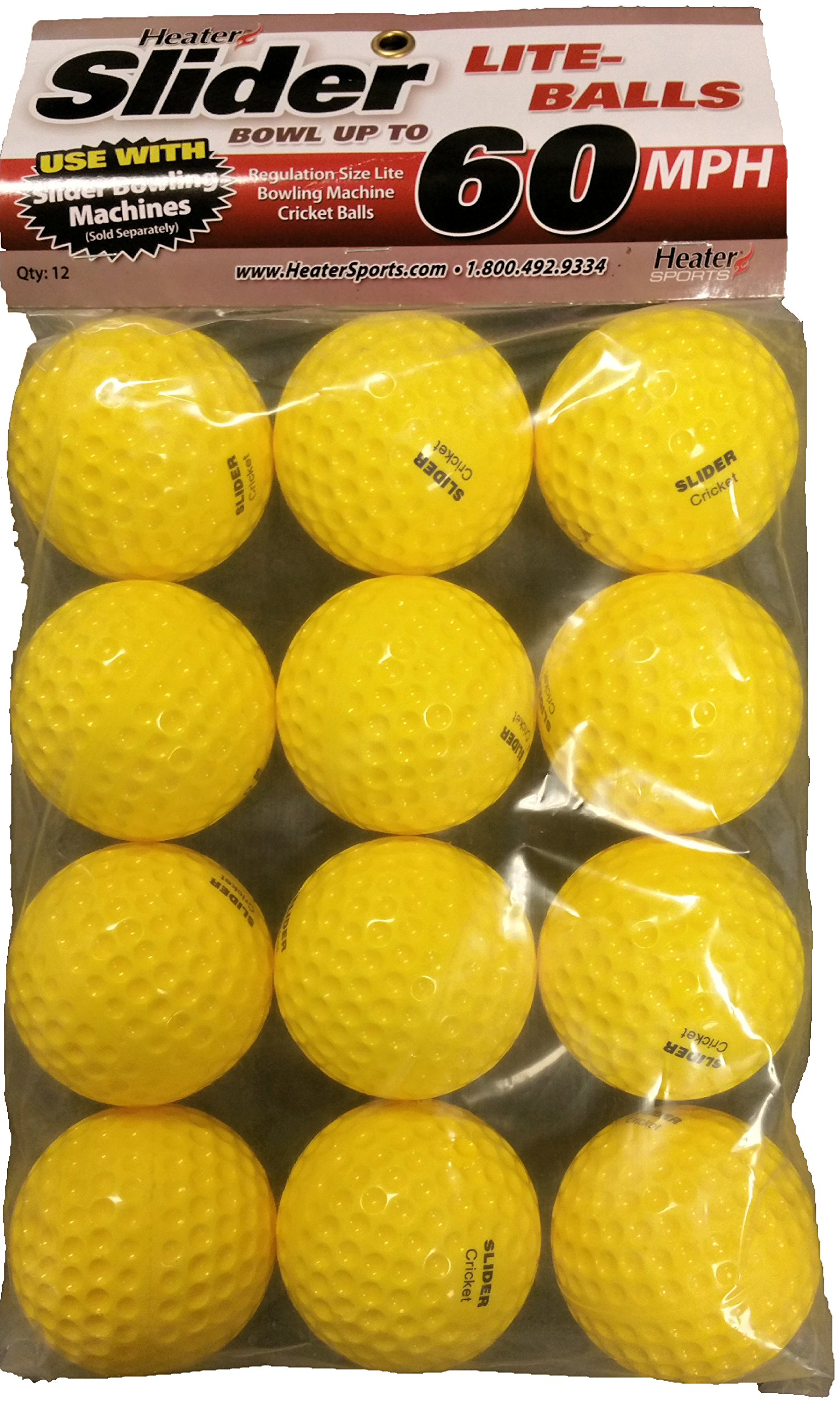 Slider & Paceman Bowling Machine Balls