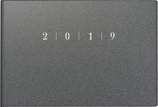 rido/idé 701756380 Taschenkalender Septimus, 2 Seite = 1 Woche, 152 x 102 mm, Kunststoff-Einband Reflection grau, Kalendarium