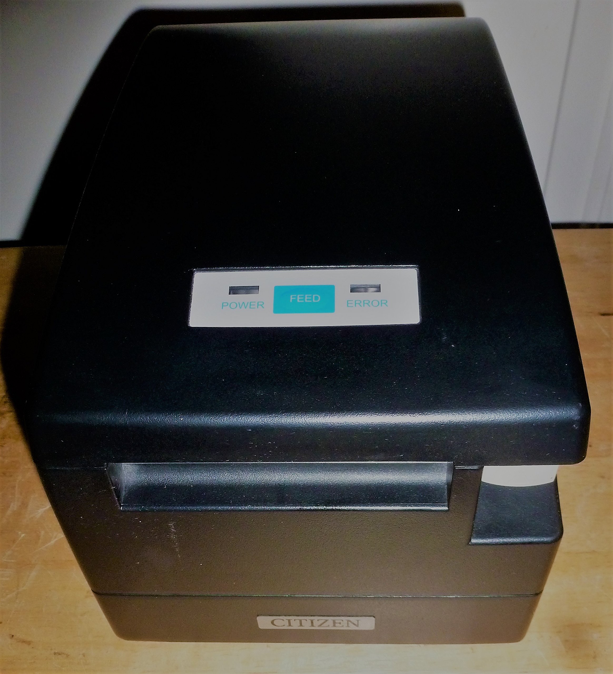 CitizenAmerica CT-S2000PAU-BK CT-S2000 Series Hi-Speed POS Thermal Printer, 220 mm/Sec Print Speed, 42 Columns, Parallel and USB, Internal Power Supply, Black
