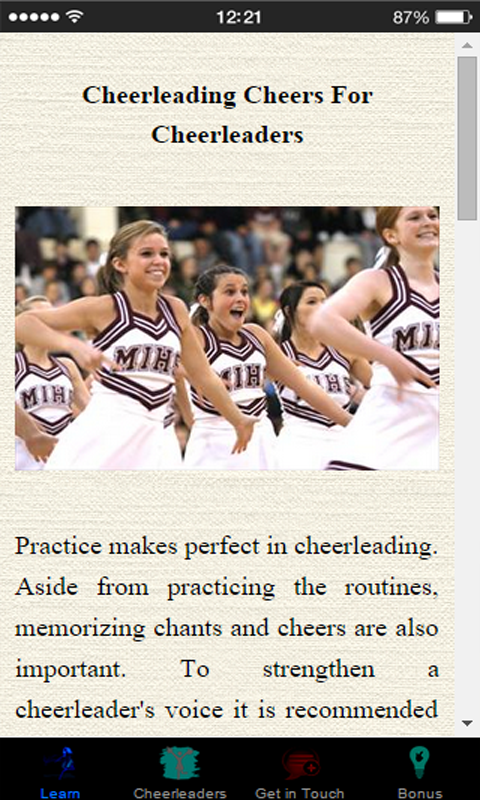 Cheerleading Cheers For Cheerleaders