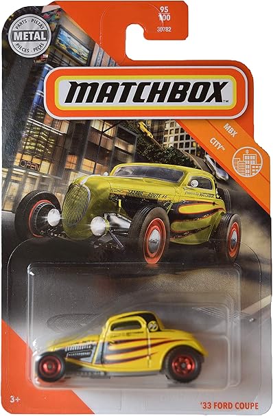 Matchbox '33 Ford Coupe [Yellow] 95/100 