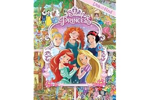 Disney Princess: Cinderella, Tangled, Aladdin and More!- Look and Find Activity Book - PI Kids