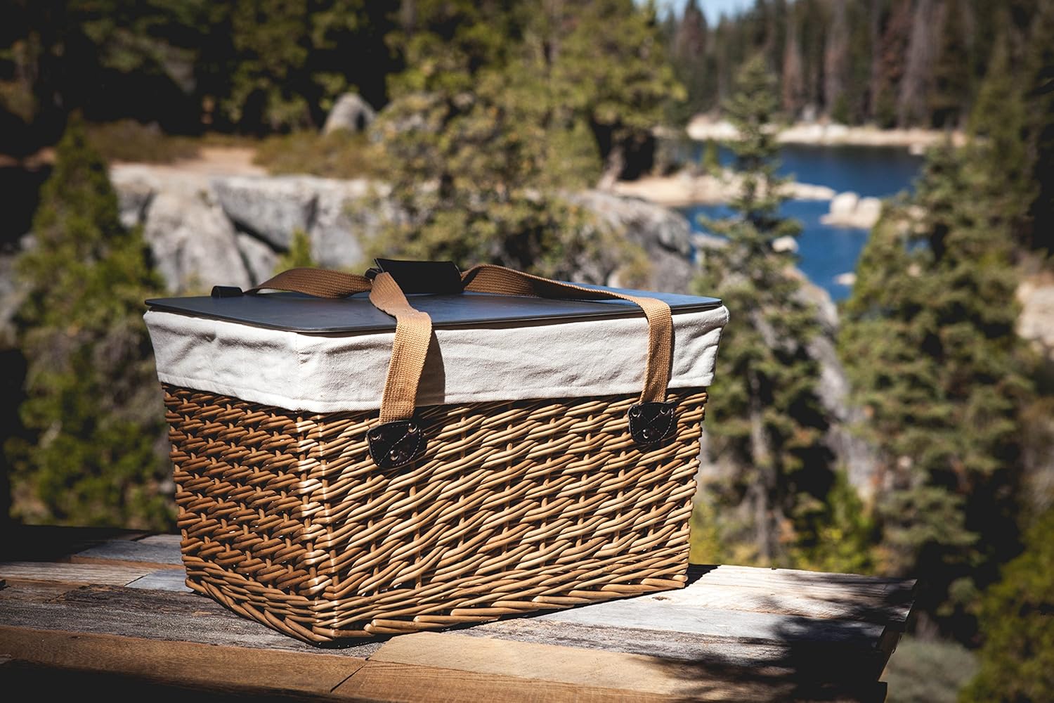 Picnic Time Canasta Picnic Basket, Grande: Kitchen & Dining