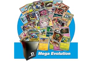 Mega Evolution TCG Pokemon Compatible Random Assortment Bundle || Guaranteed Ultra Rare + 30 Random Cards + Dan123yal Deck Box
