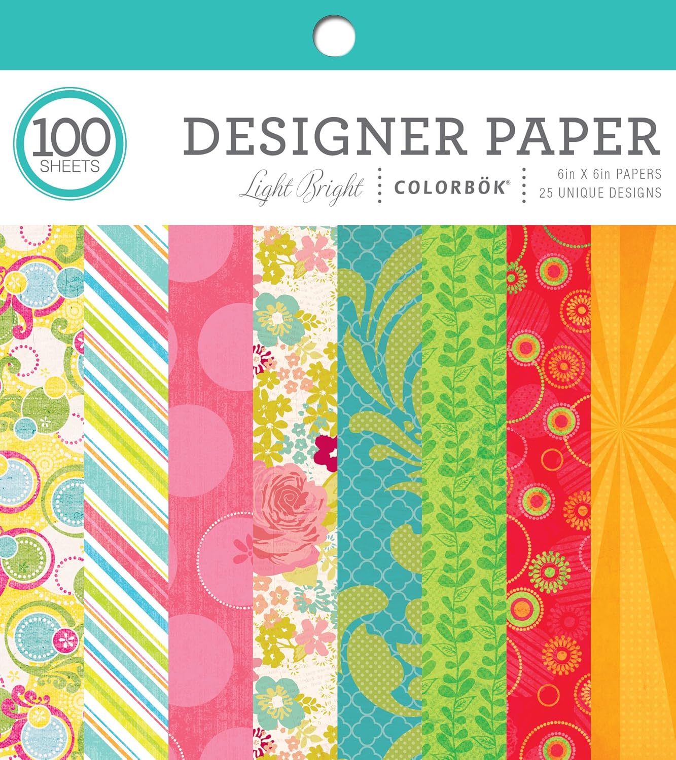 ColorBok Designer Paper Pad, Light Bright, 6" x 6" Amazon.ca Home