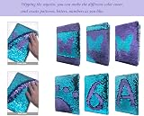 GINMLYDA Reversible Sequin Diary 8.5x5.5 Butterfly Girls Notebook 160 Pages view 2
